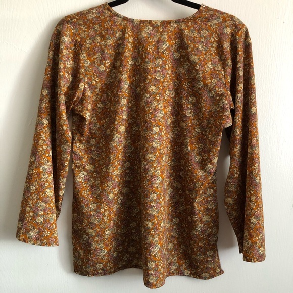 Silk floral blouse, made in India - Picture 2 of 7